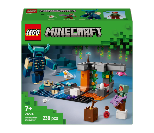 LEGO Minecraft 21274 Spotkanie ze strażnikiem - 1331610 - zdjęcie
